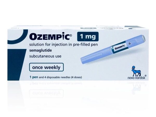 Box containing 1mg Ozempic injector pen